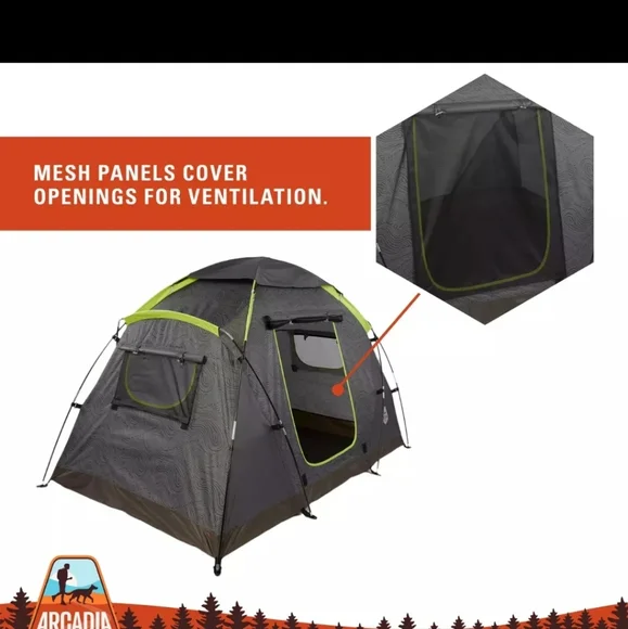 Arcadia Trail™ Outdoor Double Dog Shade Tent - Picture 7 of 7